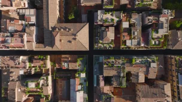 Erstaunliche Luftaufnahmen Von Der Piazza Venezia Die Von Historischen Gebäuden — Stockvideo