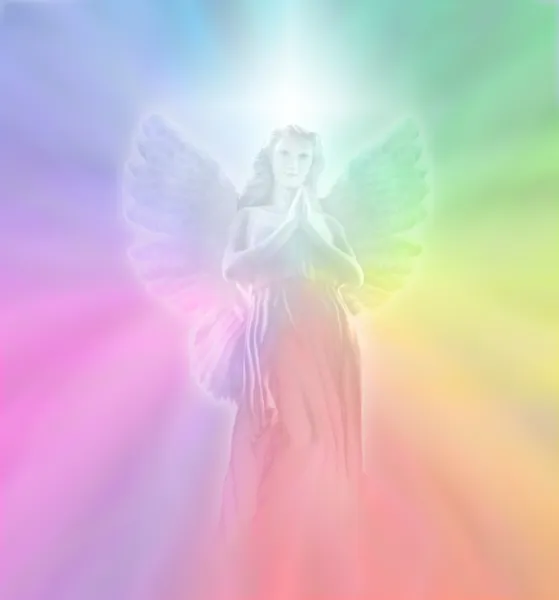 神の光の天使 — ストック写真