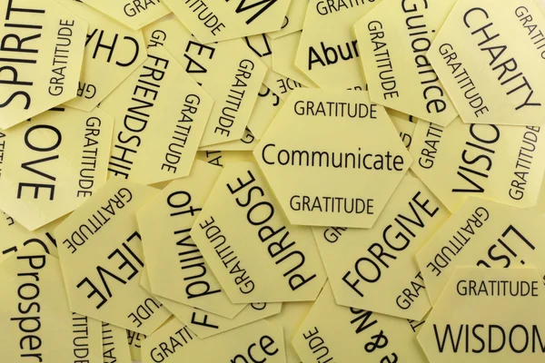 Cartes de thérapie de gratitude — Photo