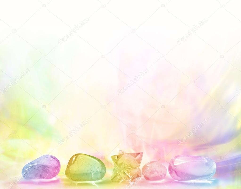 Rainbow Crystal Background
