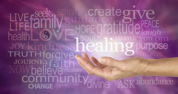 High Resonance Healing Words — Stock Photo, Image