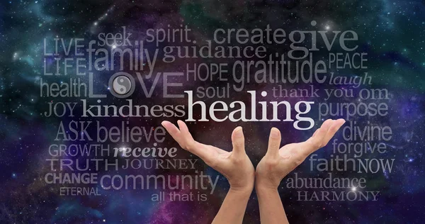 Infinite Healing Words Stock Picture