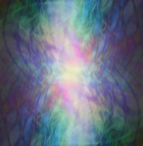 Web Matrix Darkness Light Multicoloured Background Unsymmetrical Ethereal Wispy Energy — ストック写真