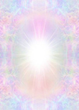 Ruhsal fantezi ruhsal ışık sınır çerçevesi - ruhani dini bütünsel temalar için ideal çok renkli arkaplan ödül diploması davetiyesi ve kuponlar da dahil