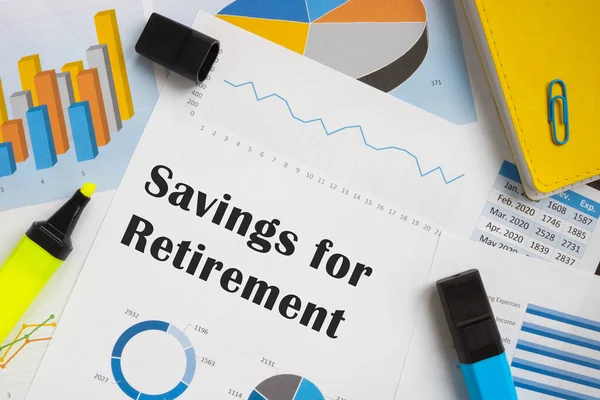 退職貯蓄に関する財務の考え方について — ストック写真