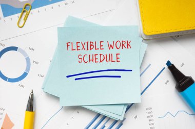İş konsepti: FLEXIBLE Çalışma Programı.