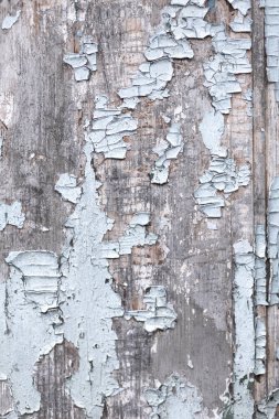 Eski ahşap ahşap döşeme ve soyulmuş boya.