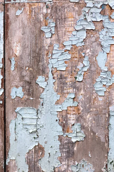 Eski ahşap ahşap döşeme ve soyulmuş boya.