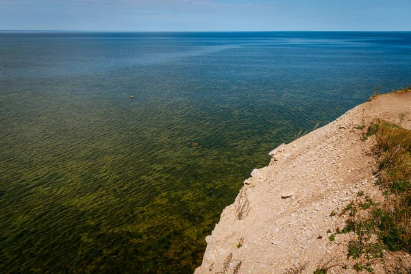 Вид Высоты Птичьего Полета Балтийское Море Скалы Панга Сааремаа Эстония — стоковое фото