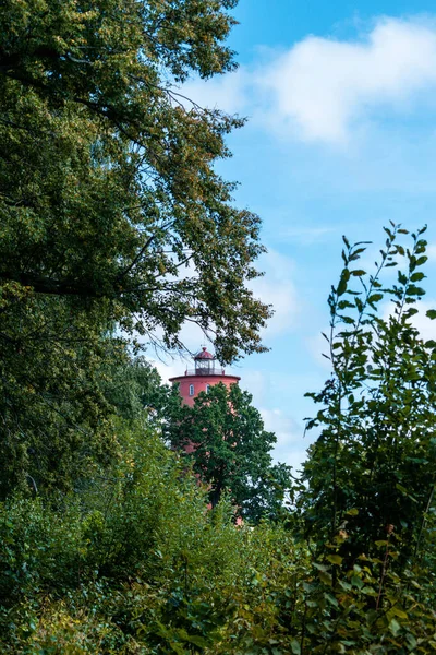 Farol Slitere Parque Nacional Slitere Letônia Durante Dia Ensolarado Verão — Fotografia de Stock
