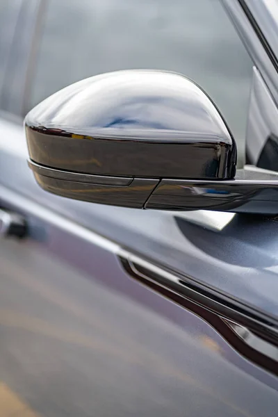 Side Car Mirror Close Details Business Car — 스톡 사진