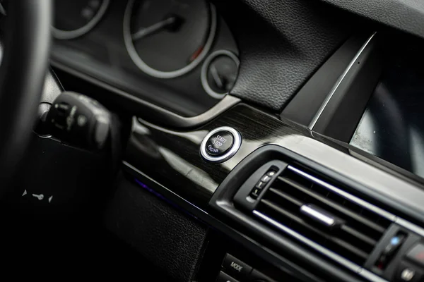 Control panel dashboard car fragment Automatic transmission gear shift in car