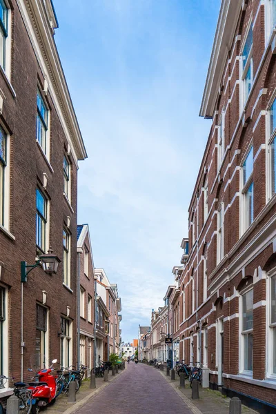 Haarlem Hollandia 2022 Március Hangulatos Utcakép Általános Építészet Haarlem Ben — Stock Fotó