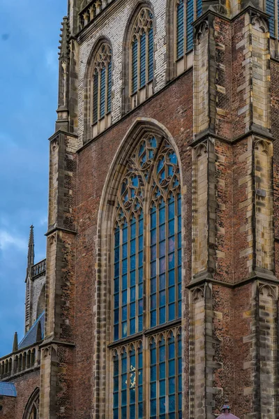 Haarlem Netherlands March 2022 Bavo Church Grote Kerk Grote Markt — Stock Photo, Image