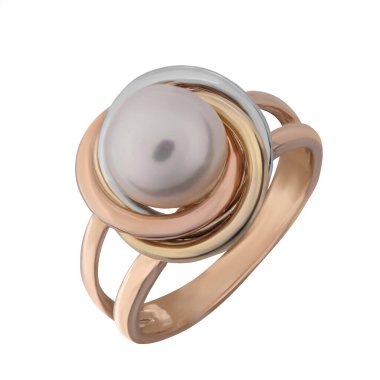 Mücevher alyansı altın. Nişan yüzüğü izole edilmiş beyaz arkaplan