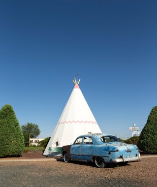 wingwam village motel 6 holbrook, arizona, ABD tarihi route 66