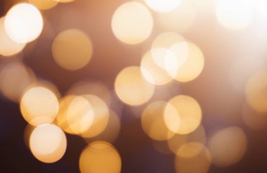 Soyut şenlik arka planı, altın bokeh, koyu arkaplanı kapat