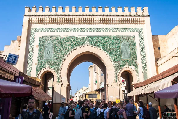 Fes Morocco Circa September 2014 View Old Medina — Stock Photo, Image