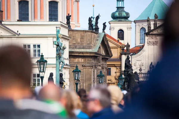 Prague República Checa Circa Abril 2017 Vista Cidade Praga Capital — Fotografia de Stock