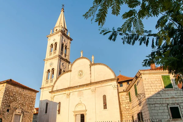 Igreja Nossa Senhora Boa Saúde Jelsa Ilha Hvar Croácia — Fotografia de Stock
