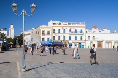 ESSAOUIRA, MOROCCO - CIRCA EPTEMBER 2014: Essaouira kasabası, Eylül 2014, Essaouira.