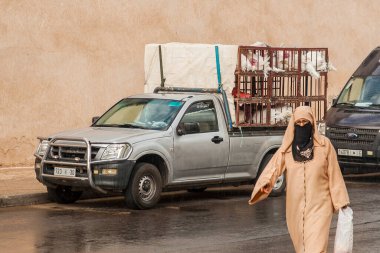 ESSAOUIRA, MOROCCO - CIRCA EPTEMBER 2014: Essaouira kasabası, Eylül 2014, Essaouira.