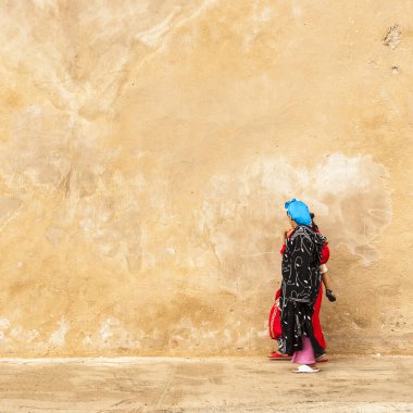 ESSAOUIRA, MOROCCO - CIRCA EPTEMBER 2014: Essaouira kasabası, Eylül 2014, Essaouira.