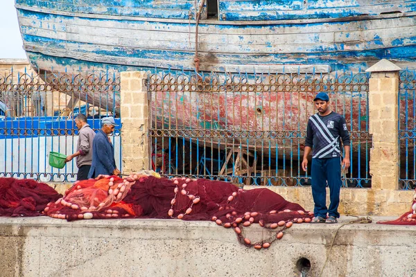 Essaouira Morocco Circa Syyskuu 2014 Essaouiran Satama Noin Syyskuussa 2014 — kuvapankkivalokuva