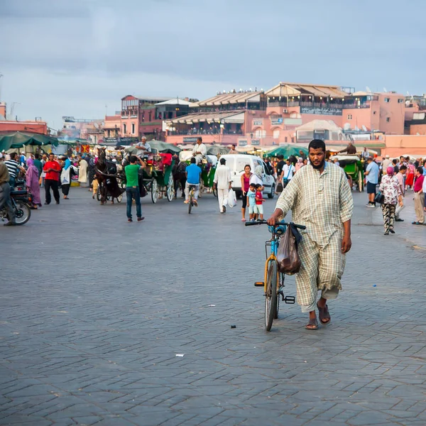 Marrakech Marocco Circa Settembre 2014 Strade Marrakech Circa Settembre 2014 — Foto Stock