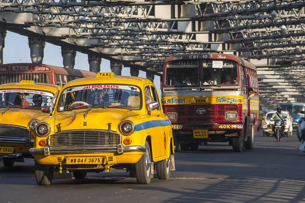 Calcutta India Circa Noviembre 2013 Autobús Indio Hacia Noviembre 2013 — Foto de Stock