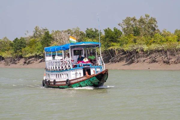 Sundarbans India Circa November 2013 Sundarbans Het Grootste Mangrovebos Ter — Stockfoto