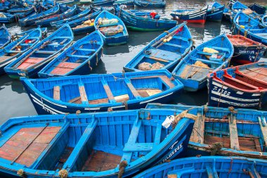 ESSAOUIRA, MOROCCO - CIRCA EPTEMBER 2014: Essaouira Limanı Eylül 2014 Essaouira.