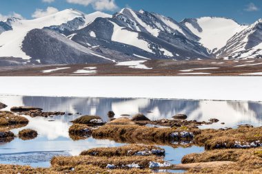 Kırgızistan 'ın Issyk Kul Bölgesinde Barskoon (Arabel) Syrts