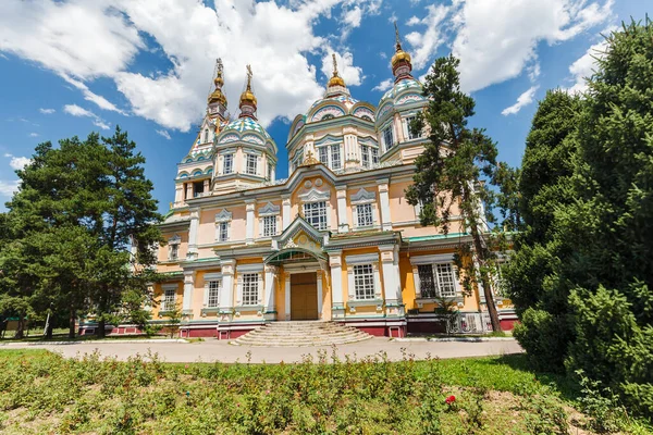 Almaty Kazakhstan Circa June 2017 Ascension Cathedral Also Known Zenkov — Stock Photo, Image