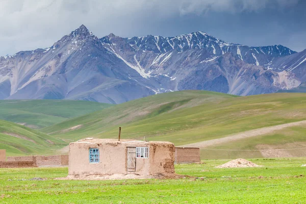 Prachtig Uitzicht Het Pamir Gebergte Het Sary Mogul Gebied — Stockfoto