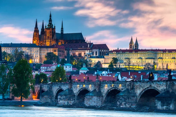 Prag Tjeckien Circa Maj 2017 Utsikt Över Prags Historiska Centrum — Stockfoto