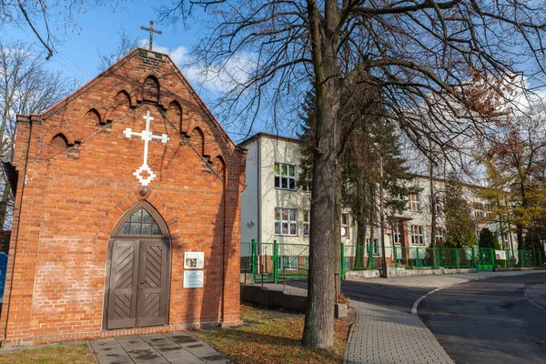 2019年11月11日 约1909年起 圣若泽夫教堂 约2019年11月在鲁达斯拉斯卡的Klodnica — 图库照片