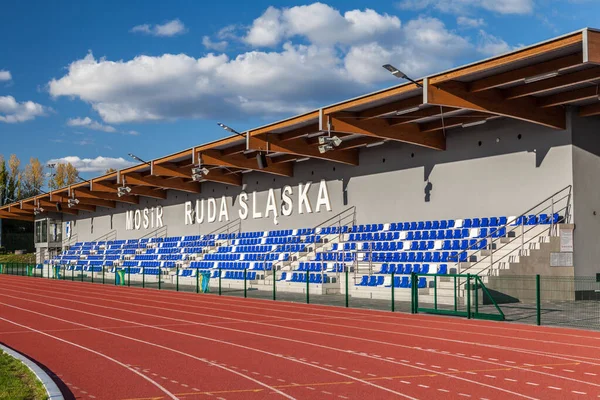 Ruda Slaska Polen Kirca Oktober 2019 Mosir Ruda Slaska Leichtathletikstadion — Stockfoto