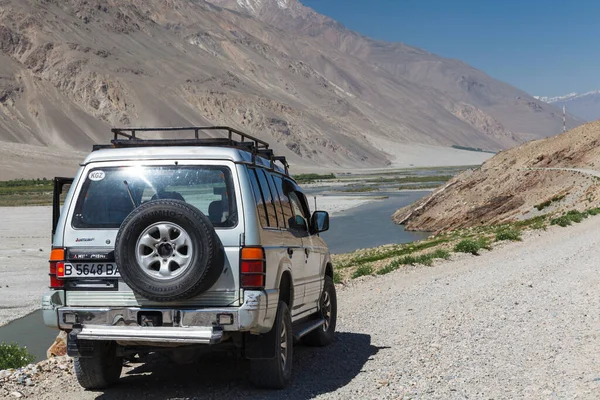 Wakhan Tajikistan Circa Czerwca 2017 Pojazd Terenowy Wakhan Tadżykistanie Około — Zdjęcie stockowe