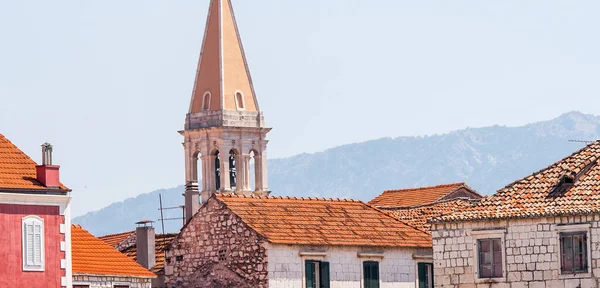 Veduta Stari Grad Una Piccola Città Situata Sull Isola Croata — Foto Stock