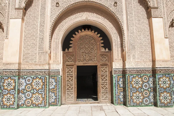 Marrakech Morocco Circa September 2014 Ben Youssef Madrasa Circa September — Stock Photo, Image
