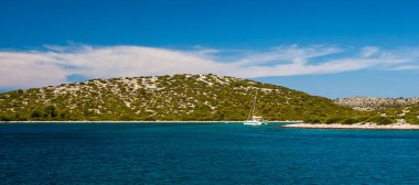 Hırvatistan 'daki Ulusal Park Kornati Temmuz 2012' de Kornati 'de.