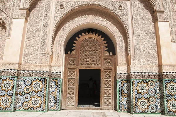 Marrakech Morocco Circa September 2014 Ben Youssef Madrasa Circa September — Stock Photo, Image