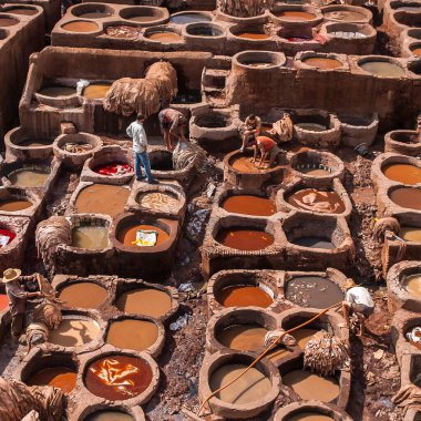 FES, MoroCCO - CRCA EPTESİ 2014: Fe 'deki eski Medine' ye bakış