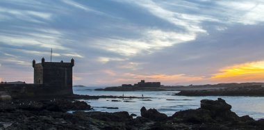 ESSAOUIRA, MOROCCO - CIRCA EPTEMBER 2014: Essaouira kasabası, Eylül 2014, Essaouira.