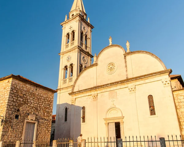 Church Our Lady Good Health Jelsa Hvar Szigetén Horvátországban — Stock Fotó