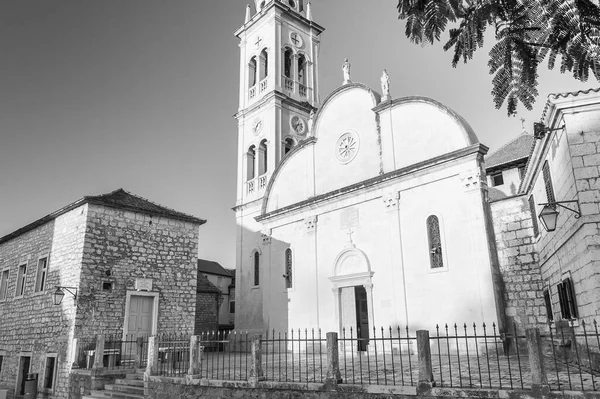 Igreja Nossa Senhora Boa Saúde Jelsa Ilha Hvar Croácia — Fotografia de Stock