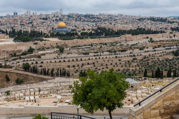 Jerusalem Israel Circa 2018年5月 エルサレムの街の素晴らしいパノラマ2018年5月頃エルサレム — ストック写真