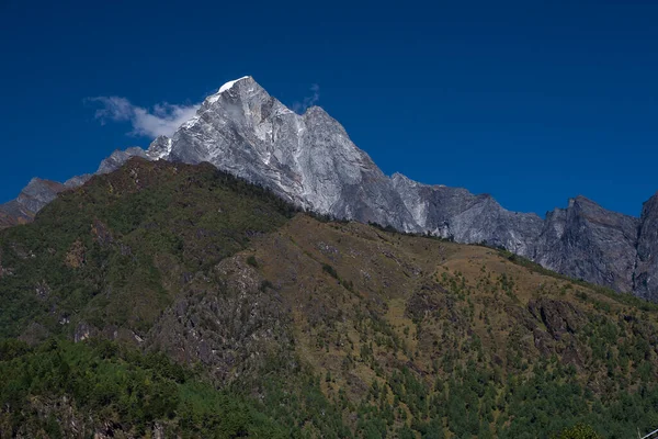 Chheplung Nepal Circa October 2013 View Himalayas Circa October 2013 — стокове фото