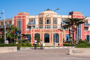 ESSAOUIRA, MOROCCO - CIRCA EPTEMBER 2014: Essaouira kasabası, Eylül 2014, Essaouira.